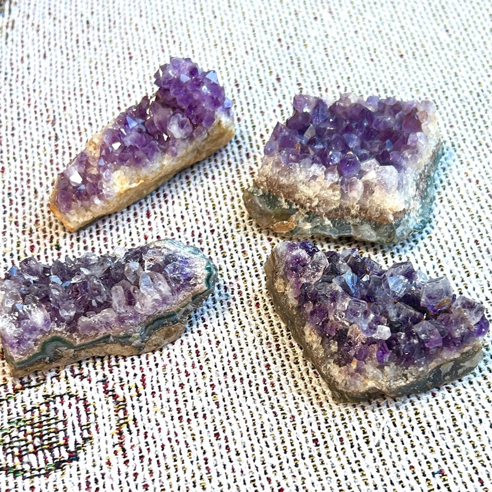 Amethyst Crystal Cluster Set - Picture 6 of 14